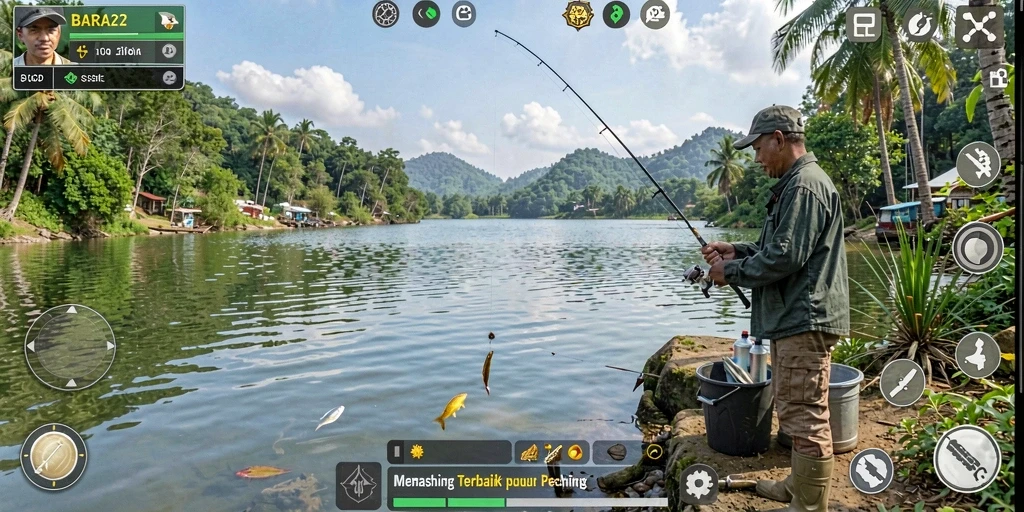 Tampilan gameplay BARA22 yang memukau dan mengasyikkan.