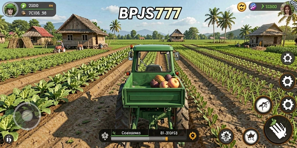 Gameplay menarik dalam dunia pertanian yang interaktif.