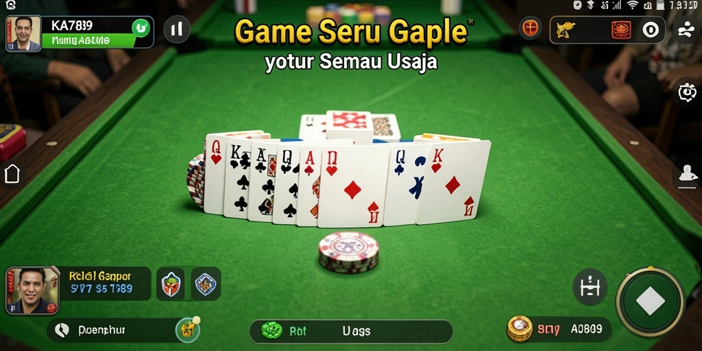 Gameplay KA789 yang menyenangkan dan interaktif di Gaple.