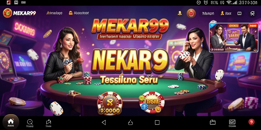 Tampilan gameplay MEKAR99 yang menarik dalam aplikasi Kasino.