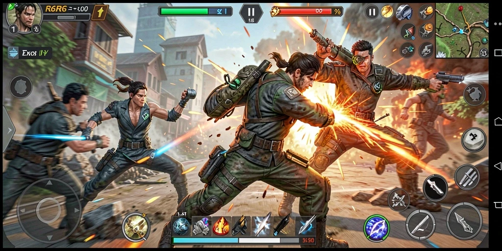 Gameplay R6R6 yang menegangkan dengan aksi seru.