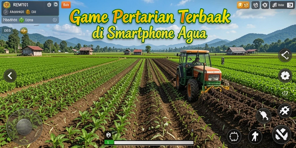 Gameplay menarik dari REMI101 dengan kegiatan bertani yang menyenangkan.