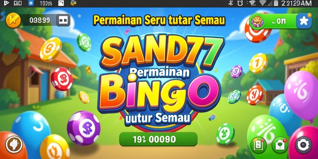 Gambaran gameplay Bingo yang seru di SAND77.