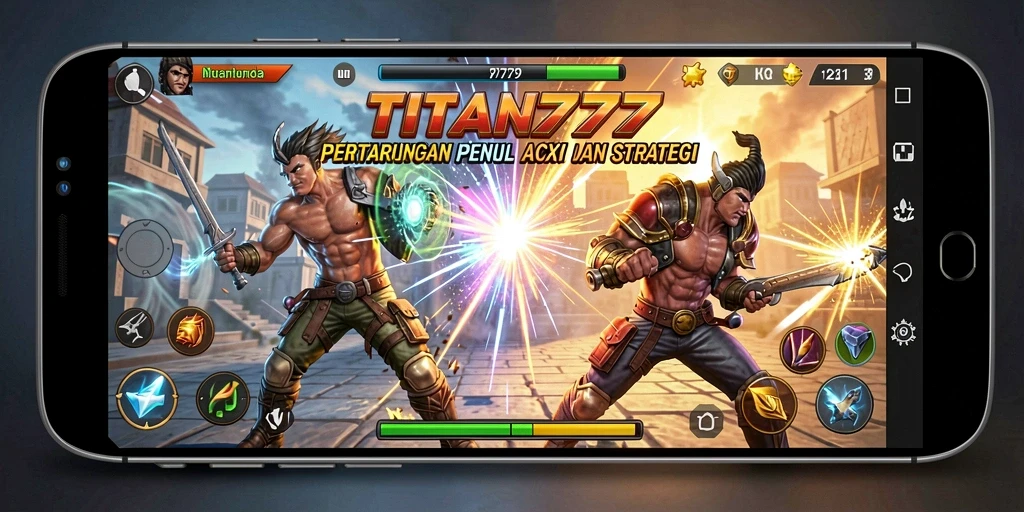 Tampilan dinamis dalam pertarungan intens TITAN777.