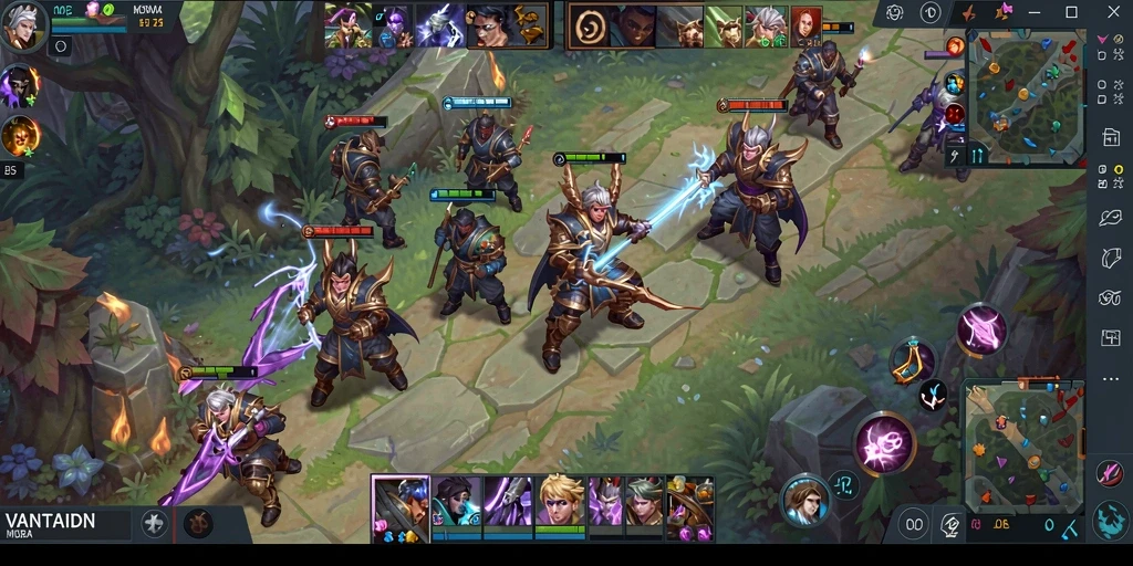 Tampilan gameplay VANTAIDN yang menegangkan dan seru.